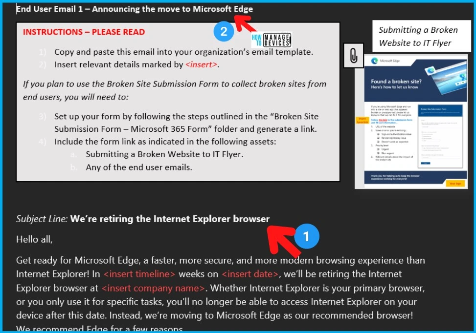 IE11 to Microsoft Edge Migration Adoption Kit | Free Download PowerPoint Email Templates 4 IE11 to Microsoft Edge Migration Guide 5