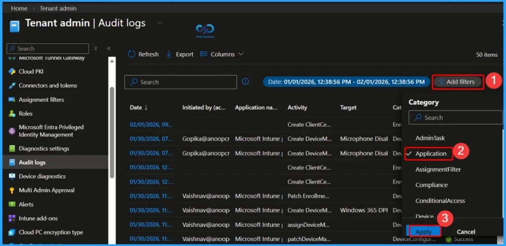 How to Track Who Modified an Intune App Deployment using Audit Logs - Fig.7