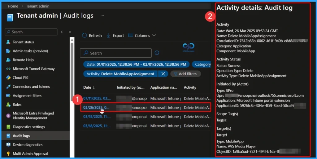 How to Track Who Modified an Intune App Deployment using Audit Logs - Fig.14