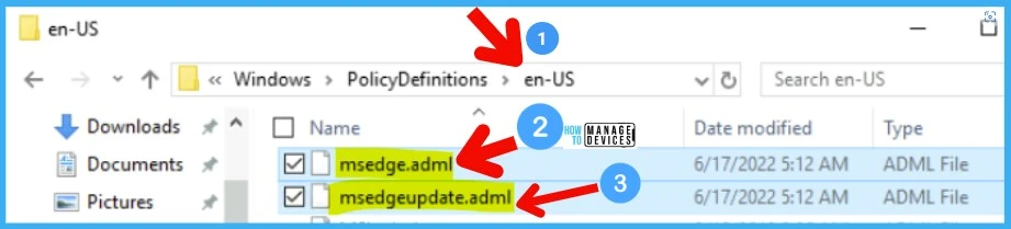 Files copied - Add Microsoft Edge Administrative Template to Local Group Policy 7