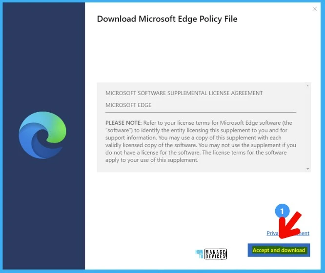 Accept - Download Microsoft Edge ADMX Group Policy Templates 2