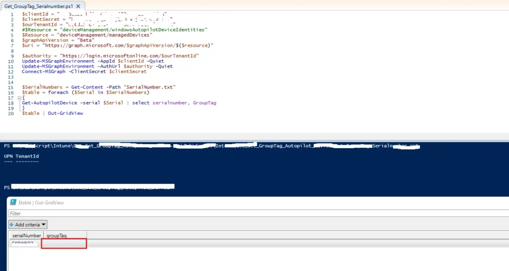 Get Group Tag Details - PowerShell Script to Add or Modify Group Tag of Autopilot Devices in Intune