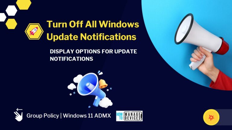 Turn Off All Windows Update Notifications Display Options for Update Notifications Main
