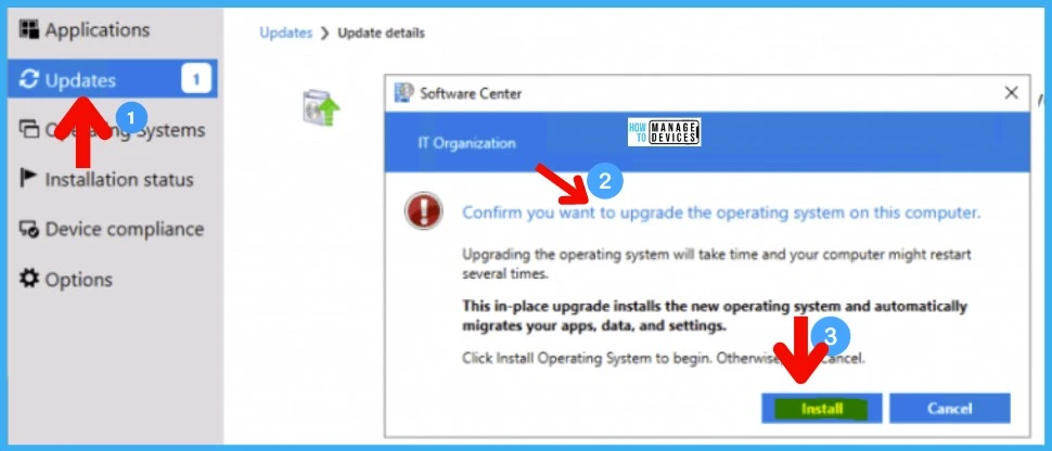 Windows 11 22H2 Upgrade using SCCM Feature Update Option 18