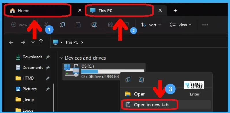 Windows 11 File Explorer Tabs Experience is Enabled 2