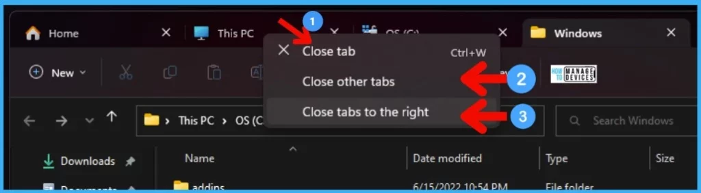 Windows 11 File Explorer Tabs Experience is Enabled 4