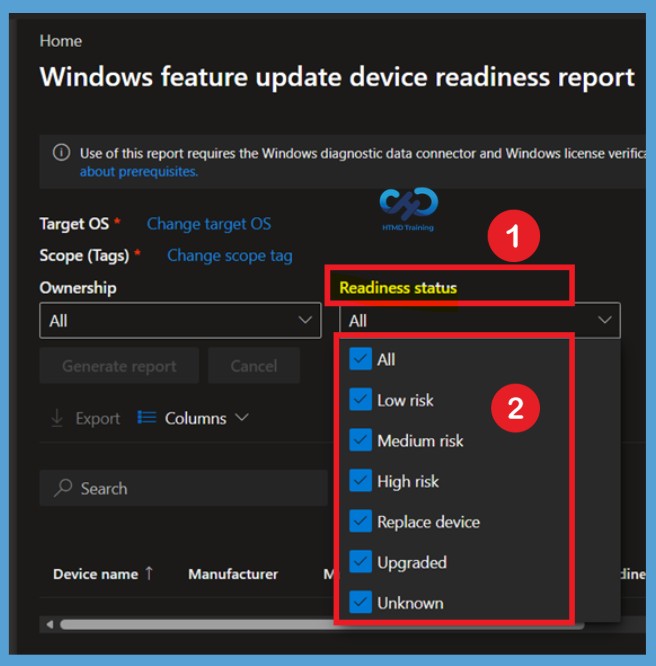 Analyze Windows Feature Update Device Readiness Reports to Identify Windows 11 Upgrade Risks using Intune - Fig.6