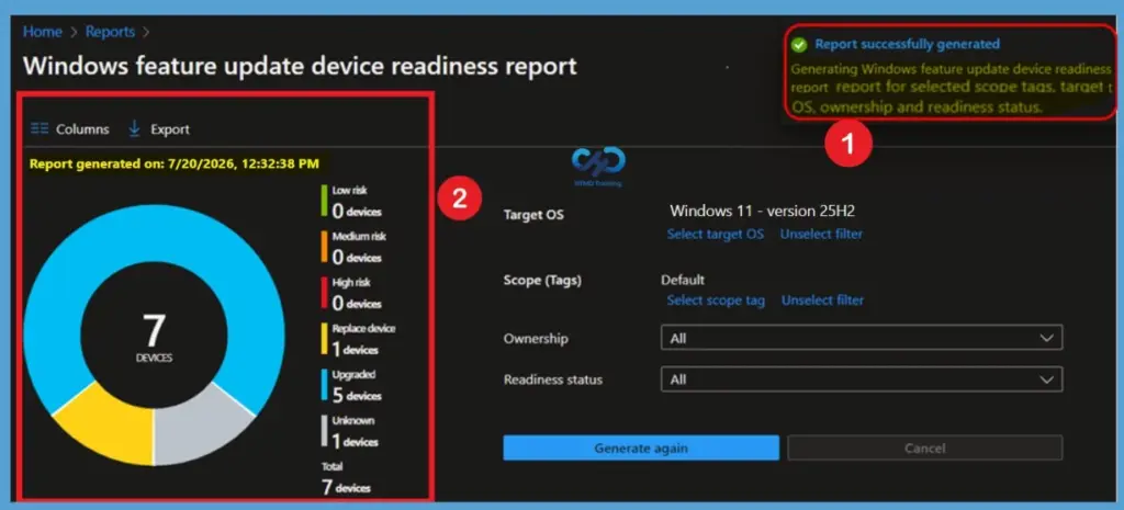 Analyze Windows Feature Update Device Readiness Reports to Identify Windows 11 Upgrade Risks using Intune - Fig.9