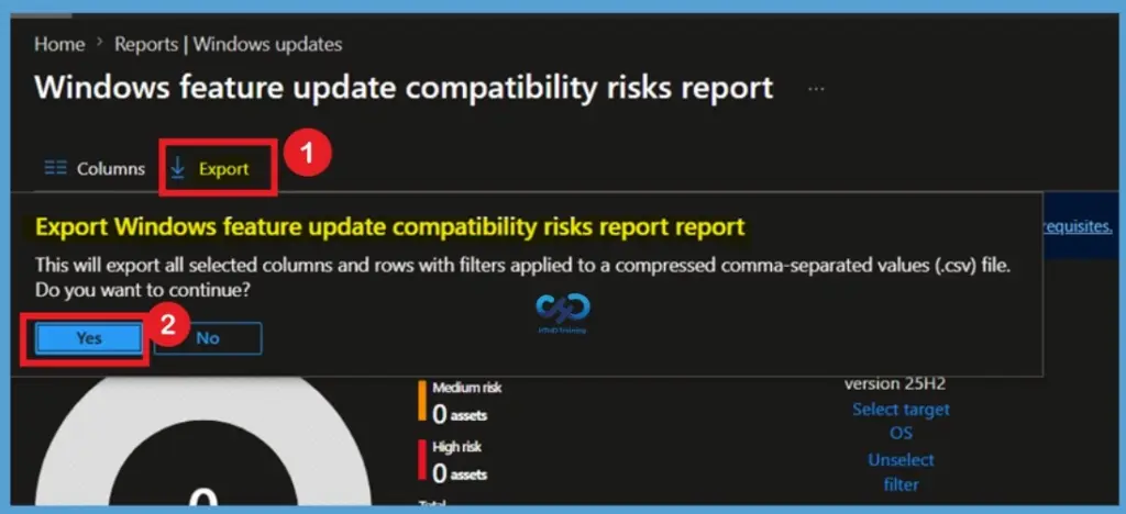 Manage Windows Feature Update Compatibility Risks Report to Ensure Successful Windows Upgrades using Intune - Fig.9