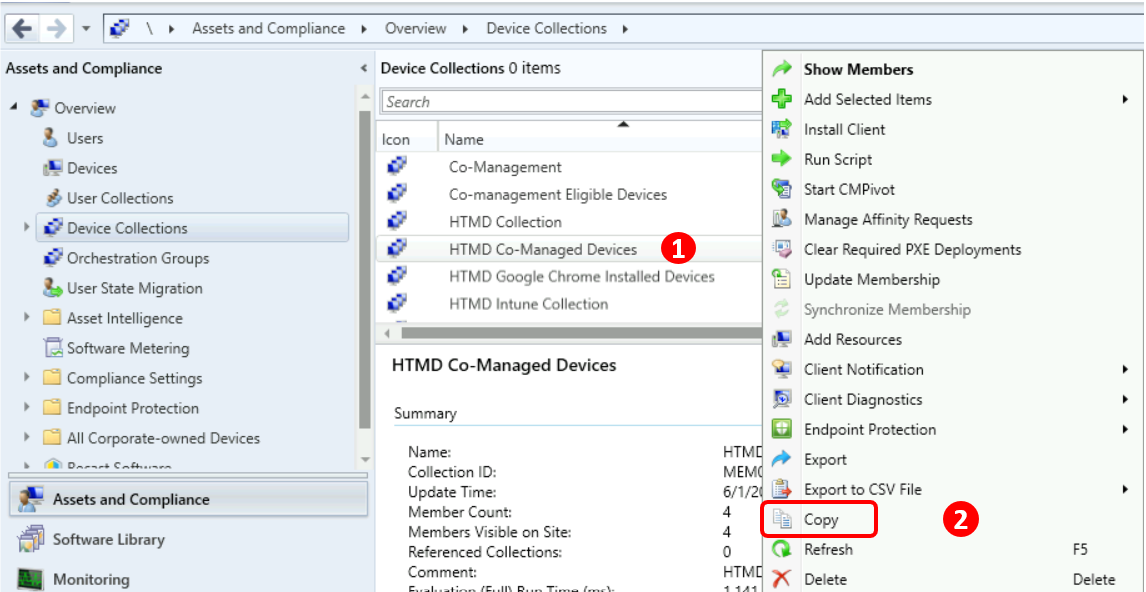 Easy Steps To Duplicate SCCM Collection | PowerShell HTMD Blog