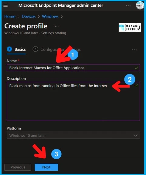 Block Internet Macros for Office Applications using Intune Group Policy 04