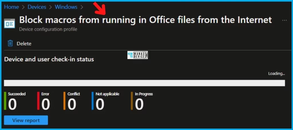 Block Internet Macros for Office Applications using Intune Group Policy 06