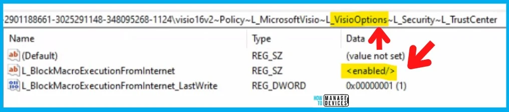 Block Internet Macros for Office Applications using Intune Group Policy 08