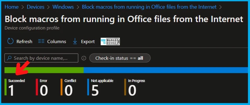 Block Internet Macros for Office Applications using Intune Group Policy 09