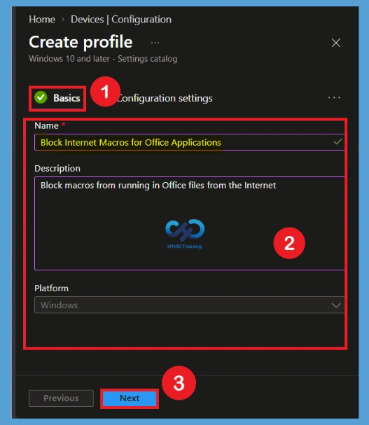 Block Internet Macros for Office Applications to Prevent Security Threats using Intune Policy 4 Block Internet Macros for Office Applications to Prevent Security Threats using Intune Policy - Fig.3