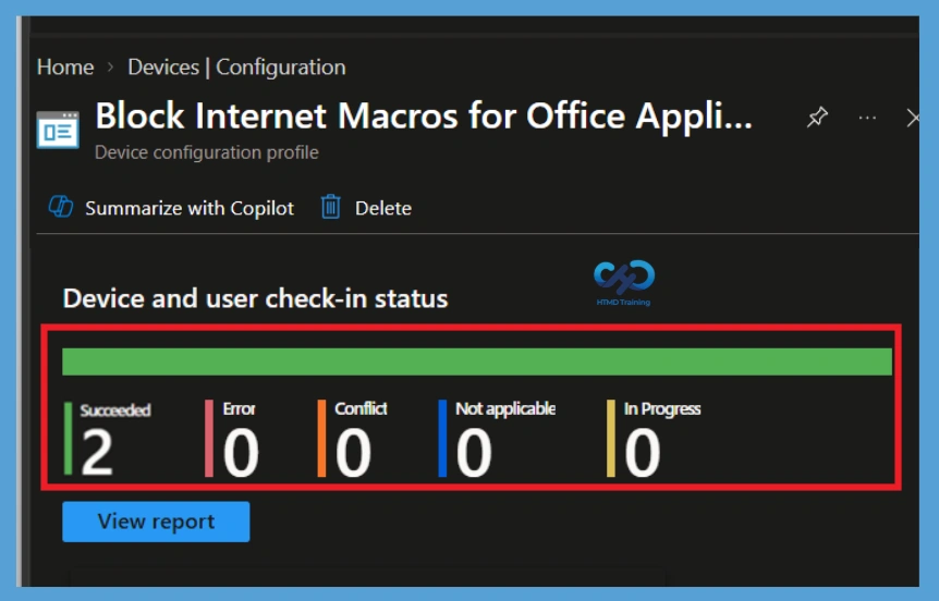 Block Internet Macros for Office Applications to Prevent Security Threats using Intune Policy 11 Block Internet Macros for Office Applications to Prevent Security Threats using Intune Policy - Fig.10
