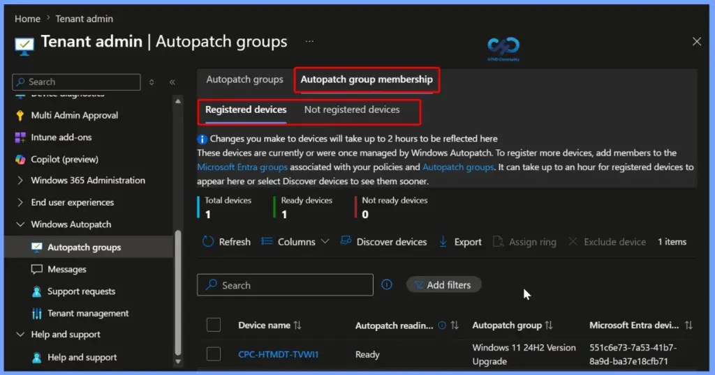 Easily Exclude Devices from Windows Autopatch in Microsoft Intune 3 Easily Exclude Devices from Windows Autopatch in Microsoft Intune - Fig.2