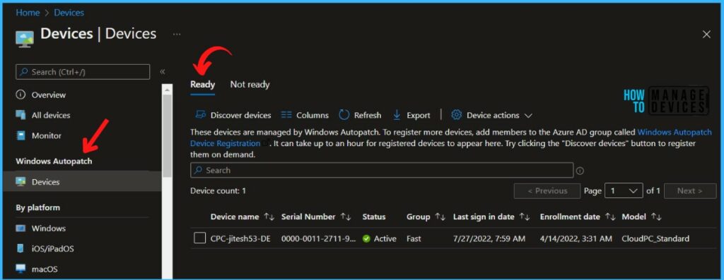 Exclude Device from Windows Autopatch 2 Registered Devices - Exclude Device from Windows Autopatch 2