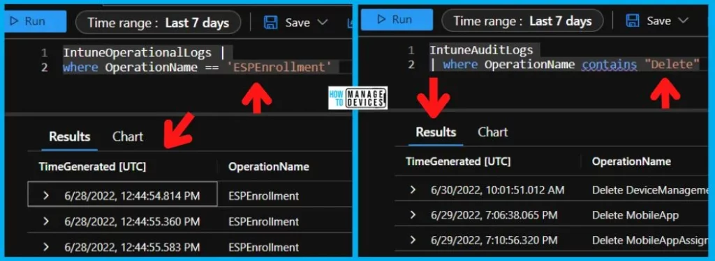 Intune Diagnostics Settings Log Analytics KQL Queries Azure Subscription Missing Issue 10