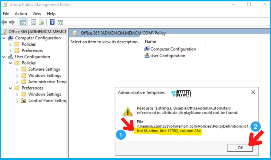 Configure Office - ADMX Group Policy Templates for Office 365 All Office Versions 14