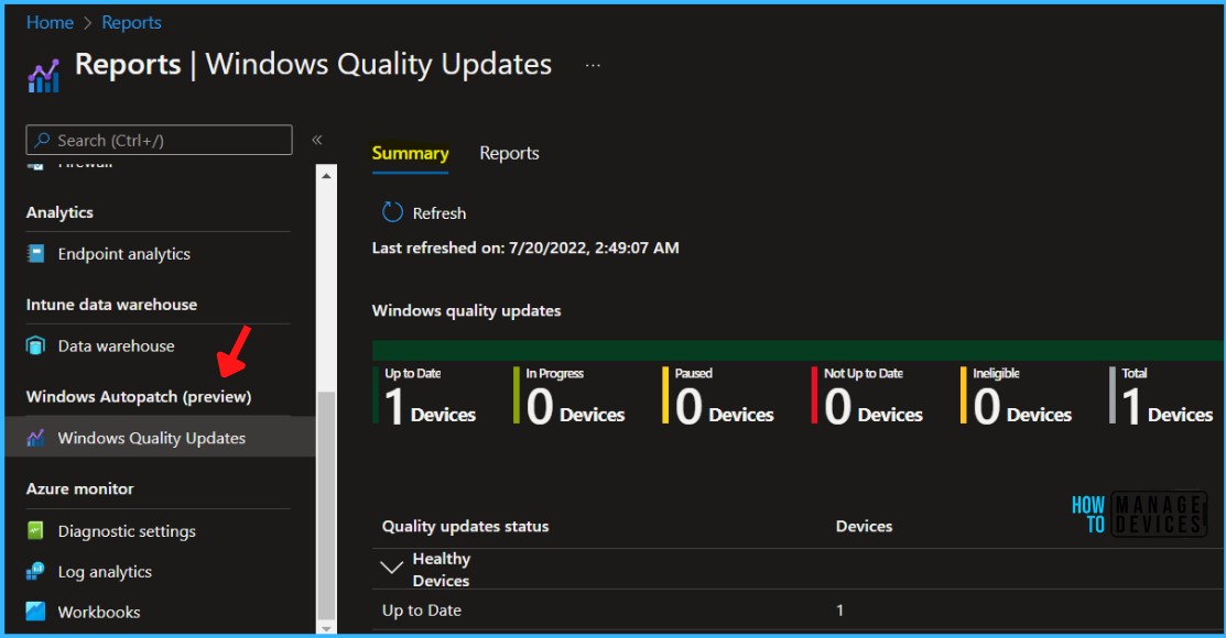 Windows Autopatch Reports Stopped working Intune MEM 3