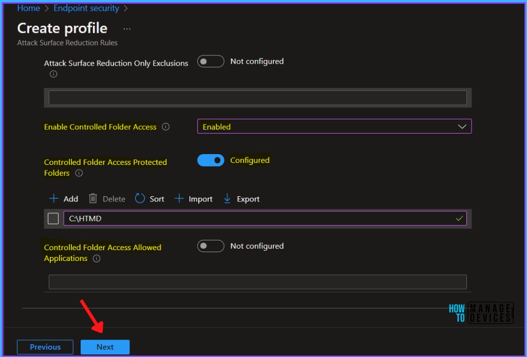 Enable Controlled Folder Access To Protect Data Using Intune HTMD Blog