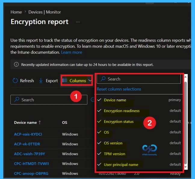 Microsoft Intune Device Encryption Report for Windows and macOS Devices 5 Microsoft Intune Device Encryption Report for Windows and macOS Devices -Fig. 4