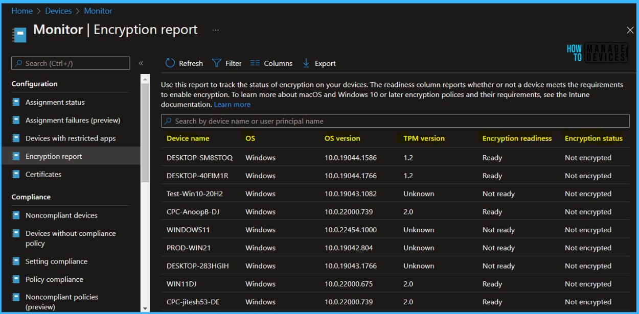 New BitLocker Disk Encryption Policy for Intune Endpoint Security Fig.11