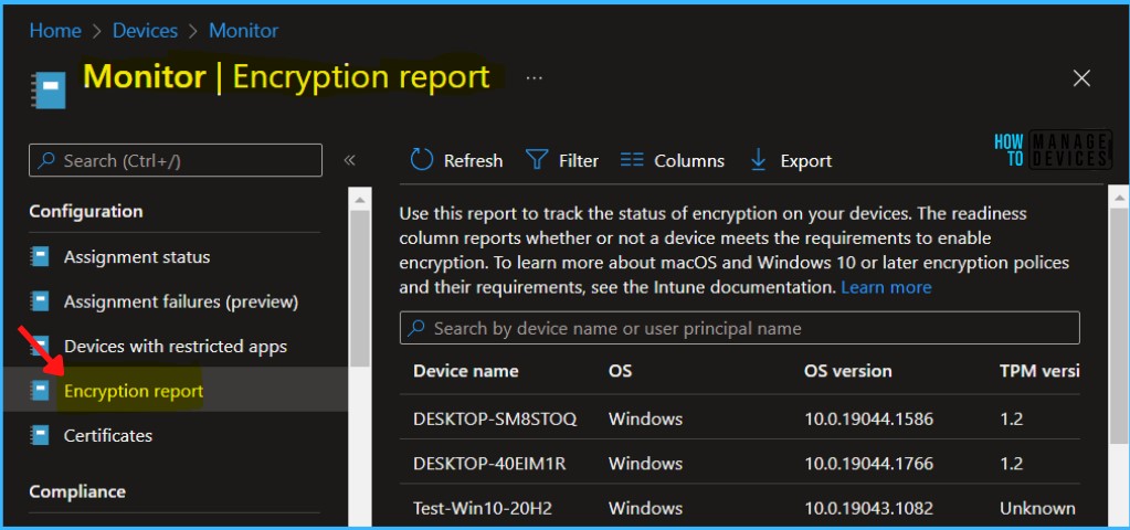 Encryption Report - Intune Device Encryption Status Report 2