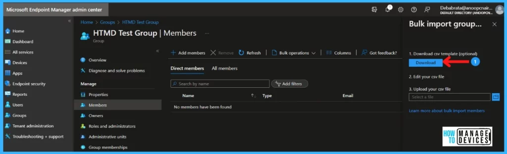 Intune Import Bulk Devices to Azure Active Directory Group - 4