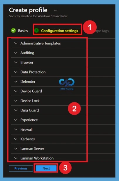 Create and Manage Windows Security Baselines in Microsoft Intune for Enhanced Endpoint Protection 7 Create and Manage Windows Security Baselines in Microsoft Intune for Enhanced Endpoint Protection -Fig.6