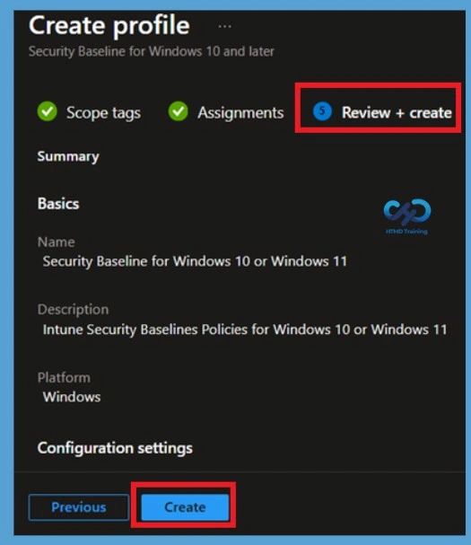 Create and Manage Windows Security Baselines in Microsoft Intune for Enhanced Endpoint Protection 11 Create and Manage Windows Security Baselines in Microsoft Intune for Enhanced Endpoint Protection -Fig.10