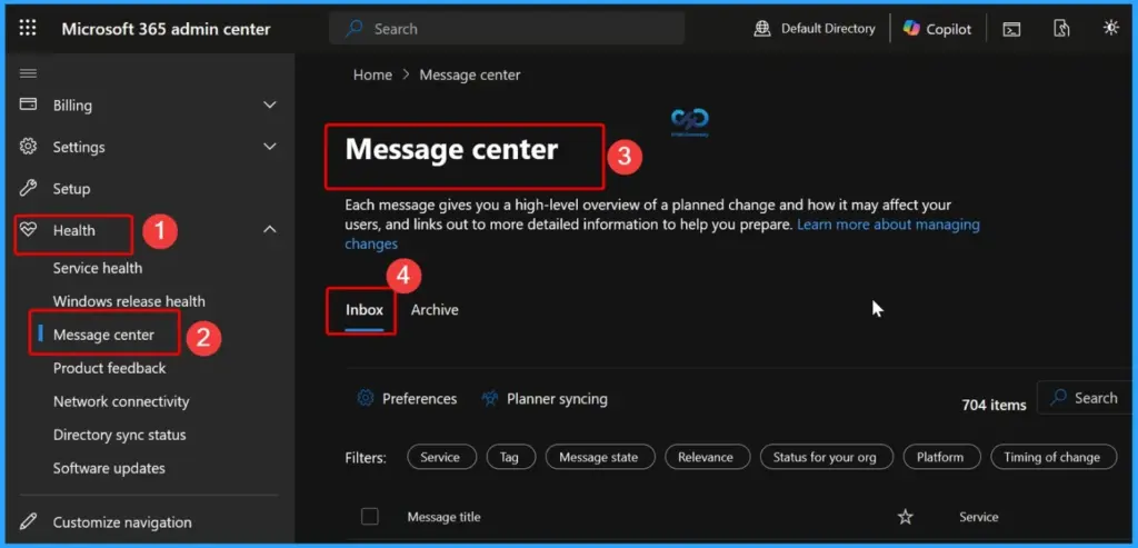 How to use Intune Service Health and Message Center for Faster Troubleshooting 7 How to use Intune Service Health and Message Center for Faster Troubleshooting - Fig.6