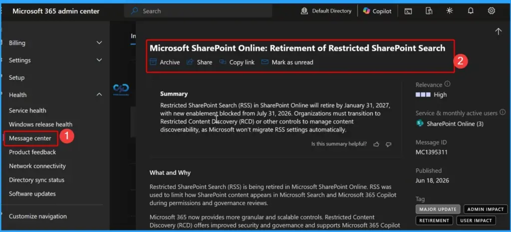 How to use Intune Service Health and Message Center for Faster Troubleshooting 8 How to use Intune Service Health and Message Center for Faster Troubleshooting - Fig.7