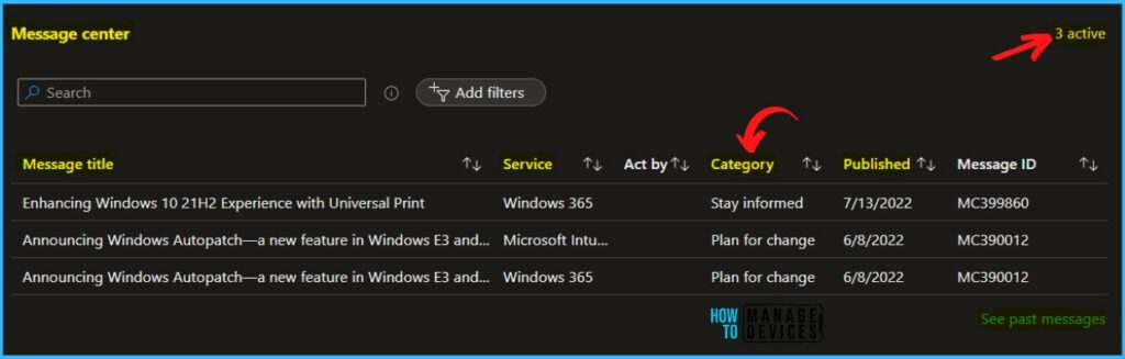 Message Center Details - Intune Service Health Status Message In MEM Admin Center 6