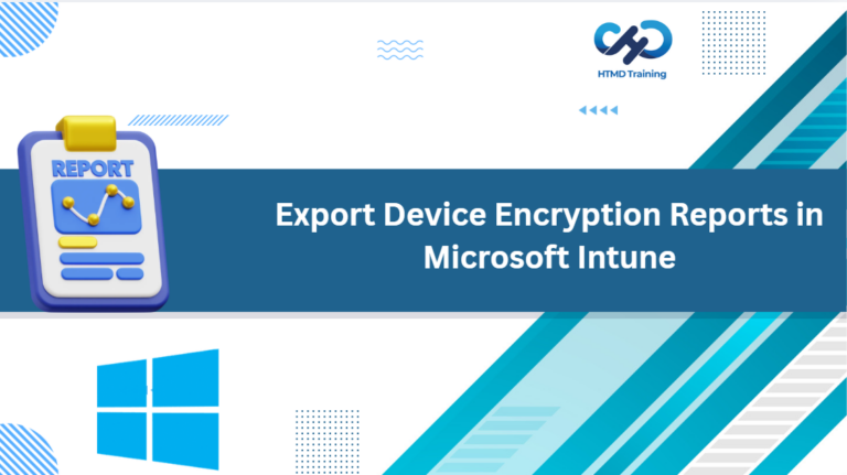 Microsoft Intune Device Encryption Report for Windows and macOS Devices 2