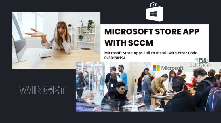 Microsoft Store Online Apps Fail to Install with Error Code 0x80190194 Main