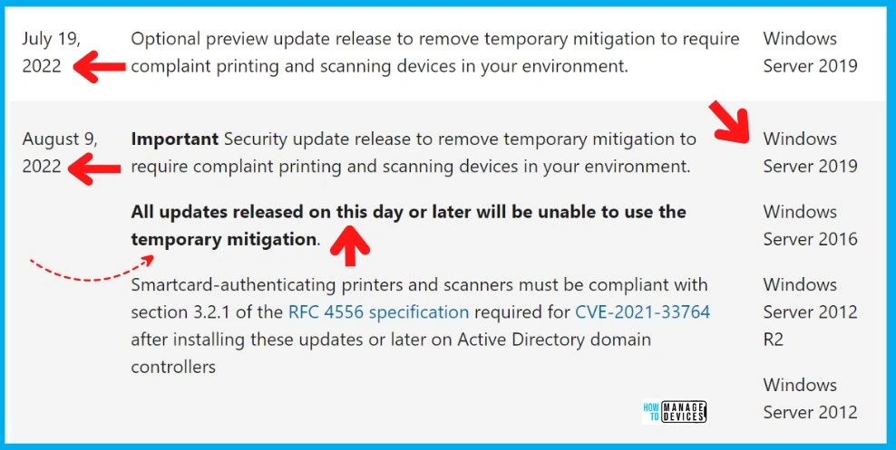 Print and Scan Failures after July Patch Updates on Domain Controllers 2