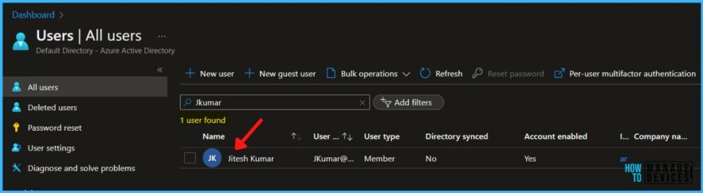 Restore Deleted AAD User From Azure Active Directory Portal 4