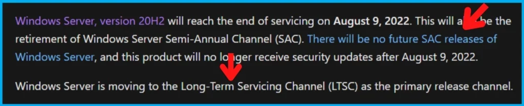 End of the Windows Server Semi-Annual Channel Era 2