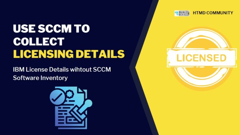 SCCM to Collect License Details Of IBM SPSS by using SHOWLIC Main