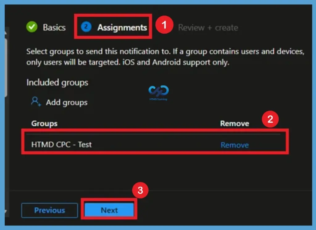 Send Custom Notifications to Android and iOS Devices to Improve User Communication using Intune -Fig.3