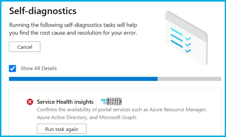 Sync Issue between Intune and Log Analytics Fixed 5 MEM Intune Self-Diagnostics to check the Portal Issues