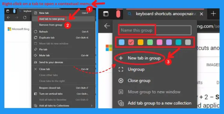 Microsoft Edge Tabs Detailed Review | 5 Easy ways to open a new tab in the Edge browser | Microsoft Edge settings 5