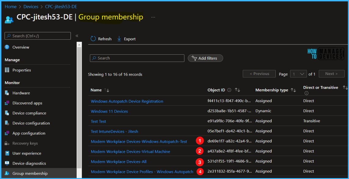 Exclude Device from Windows Autopatch 3 Device Group Membership - Exclude Device from Windows Autopatch 3