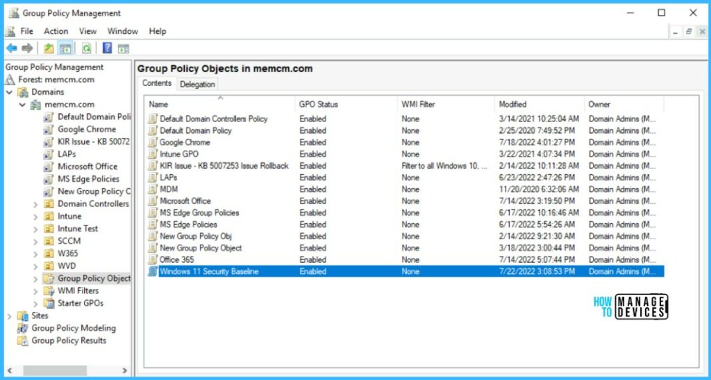 Import GPO Security Baselines to Central Store | Active Directory Domain 5