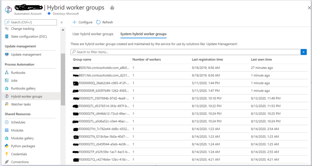 SCCM Automation using Azure Runbook Hybrid Worker 10