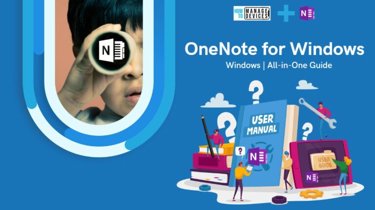 All in one Guide OneNote for Windows 11 Main