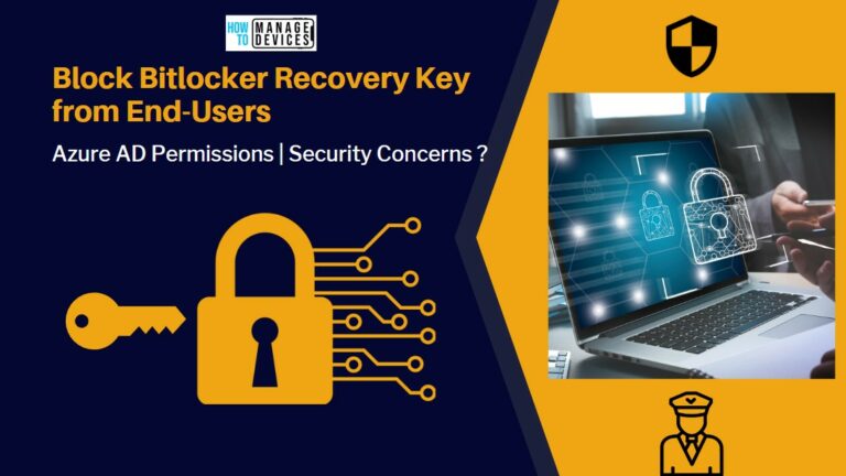 Block Hide BitLocker Recovery Key from Users using MS Graph and PowerShell Main