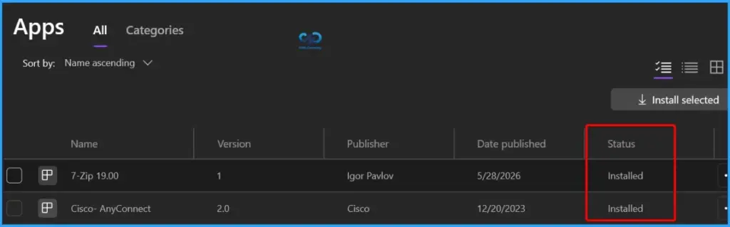 Bulk Install Windows Apps in Intune Company Portal - Fig.10
